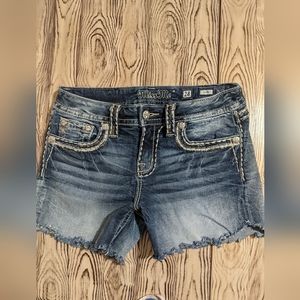 Miss Me mid-rise cut-off shorts